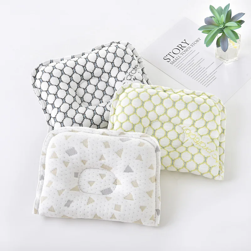popular Baby Pillow -  cotton baby nursing pillow Newborn Infants 3D Breathable Air Mesh Neck Support baby sleeping pillow