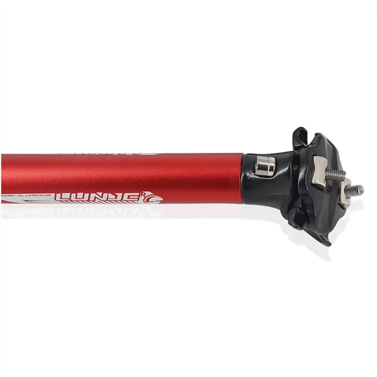 Wholesale high quality 6061 aluminum customize size logo 300/350/400/450mm dropper suspension 25.4/27.2/28.6/30.4 bike seatpost