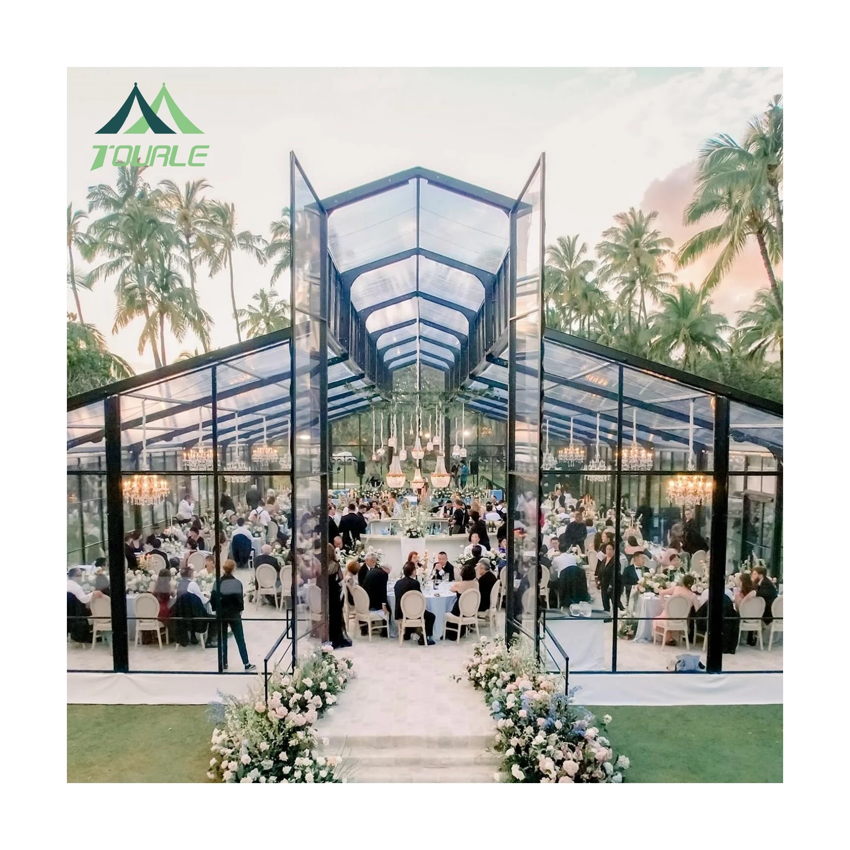 Larger Black Outdoor Heavy Duty White Special Roof Tents For Events Customize Wedding Party High Quality Wedding Tent