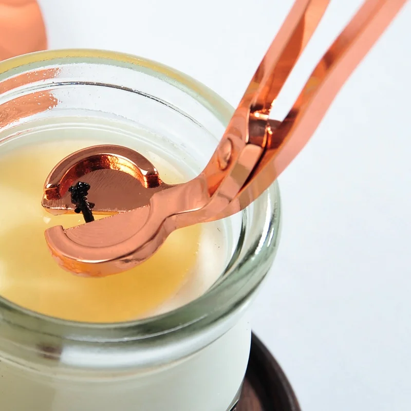 Hot sale stainless steel candle scissors wholesale candle wick trimmers