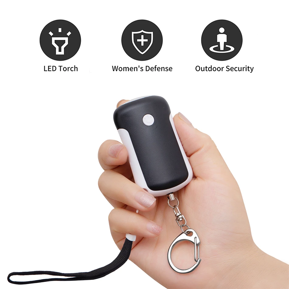 Self Defense Security Products Personal Keychain Alarm