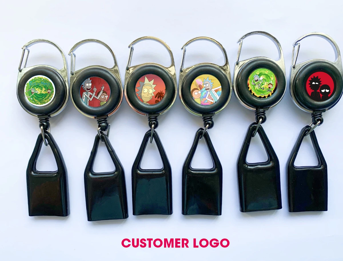 Custom Pattern Logo Pull String Rope Leash Keychain Lighter Holder Outdoor Working Easy to Carry Lighter Case Holder