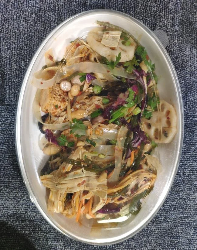 
900ml oval natural disposable salad 24 oz compostable sugarcane Bowl 