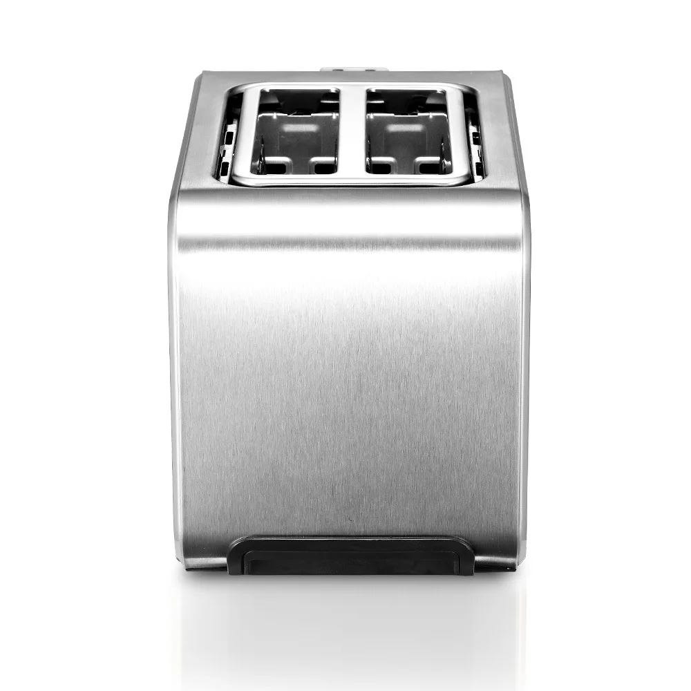 Portable 2 Slices Short Slot Toaster Breakfast Machine Electric Bread Toaster For Home Use