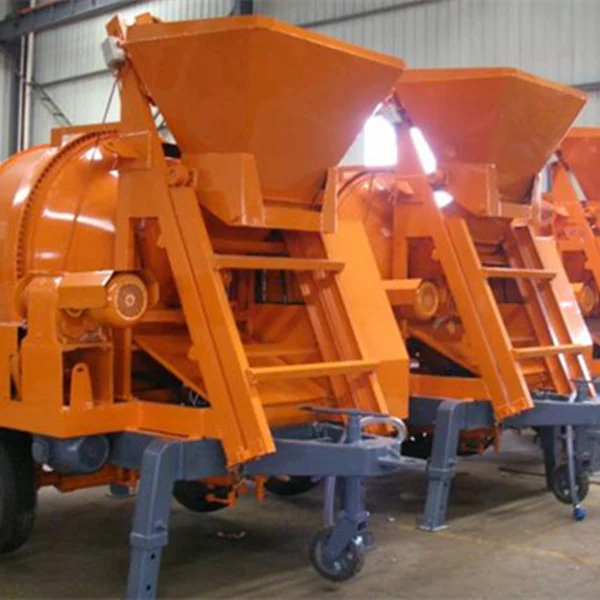 Jbt15 Small Self Loading Diesel Concrete Mixer Pump For Sale Concrete Pump With Mixer Portable Concrete Mixer And Pump