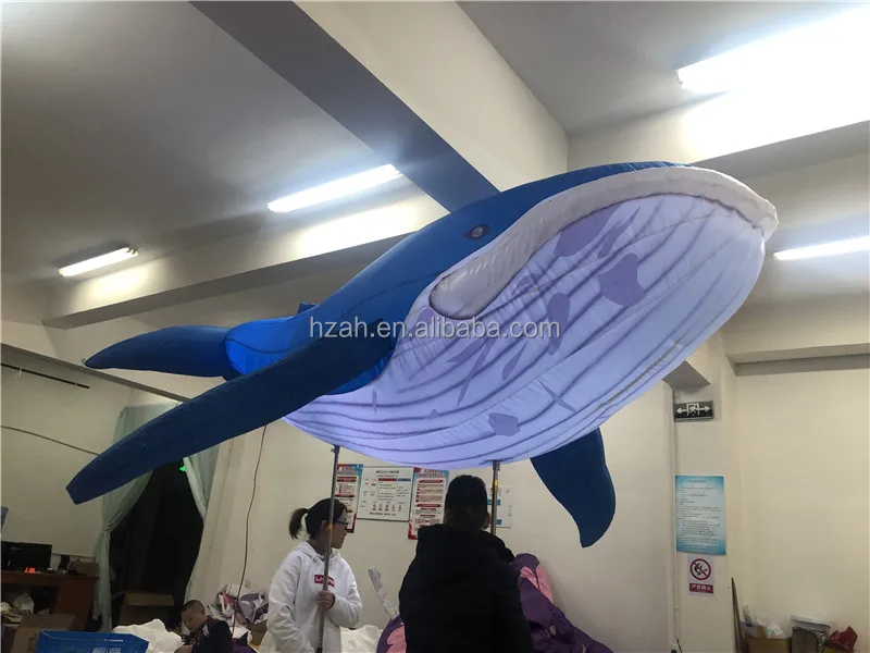 Marine Theme Party Light Inflatable Whale Sea Animals Model for Parade Event
