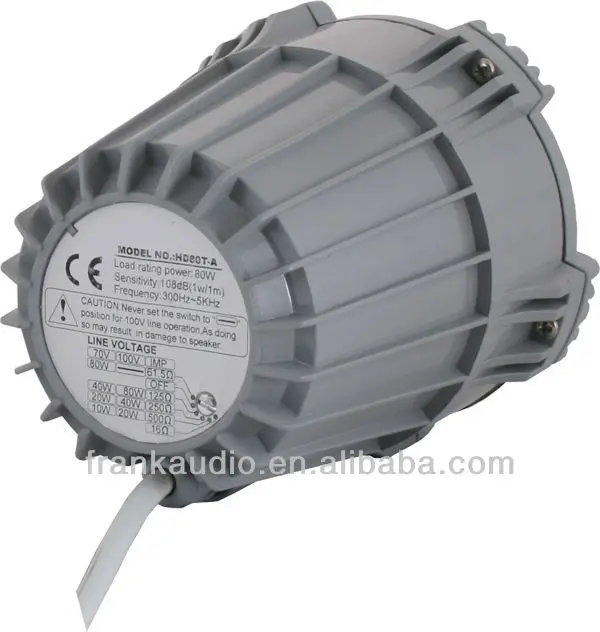 HD100TA PA IP66 Outdoor Horn Speaker 100 Watt Driver Unit System