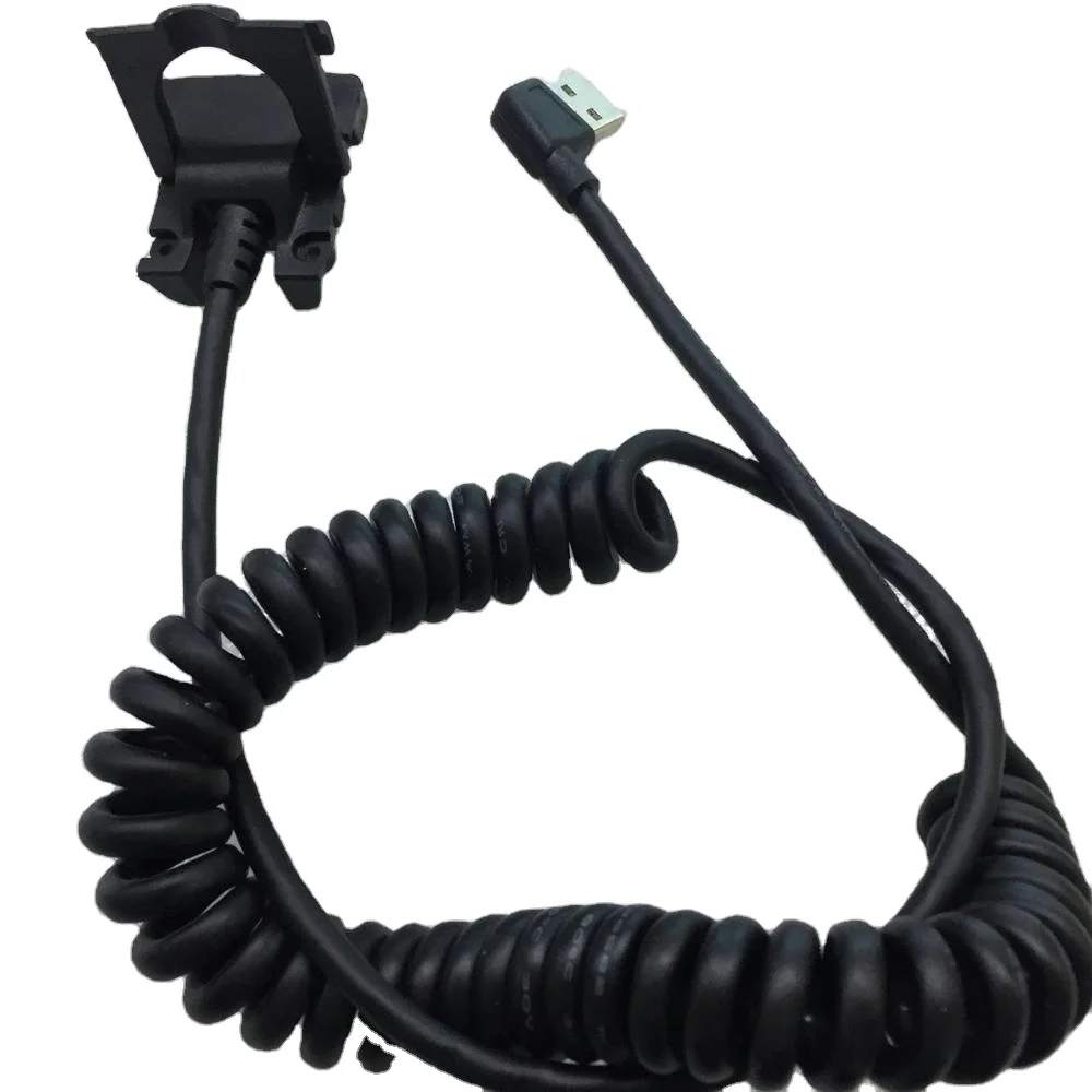 USB Sprial cable 296113773AB For Ingenico ISC250 ipp350 ipp320 connector