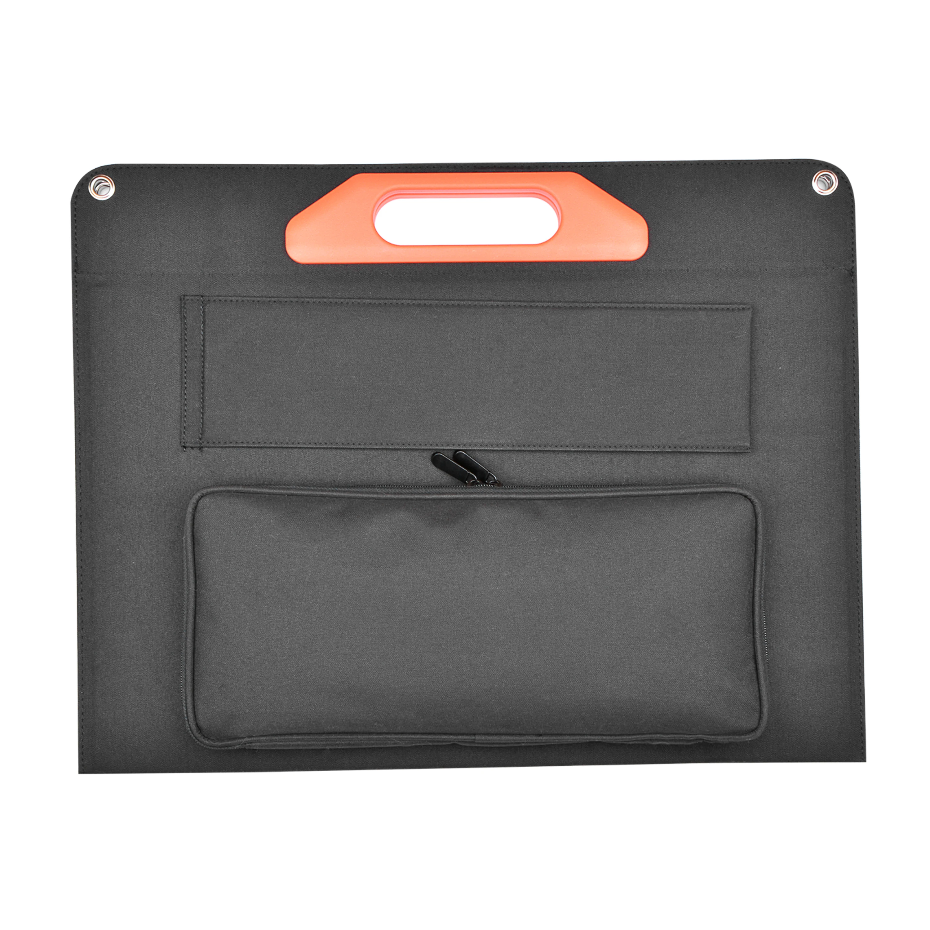 Hight Efficient Outdoor Portable 120w Photovoltaic Panel  Etfe Monocrystalline Foldable Solar Panels With 220v Solar Power Bank