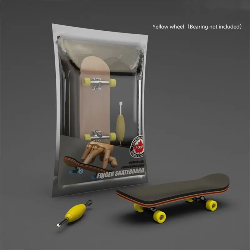 Finger SkateBoard Wooden Fingerboard Toy Professional Stents Finger Skate Set