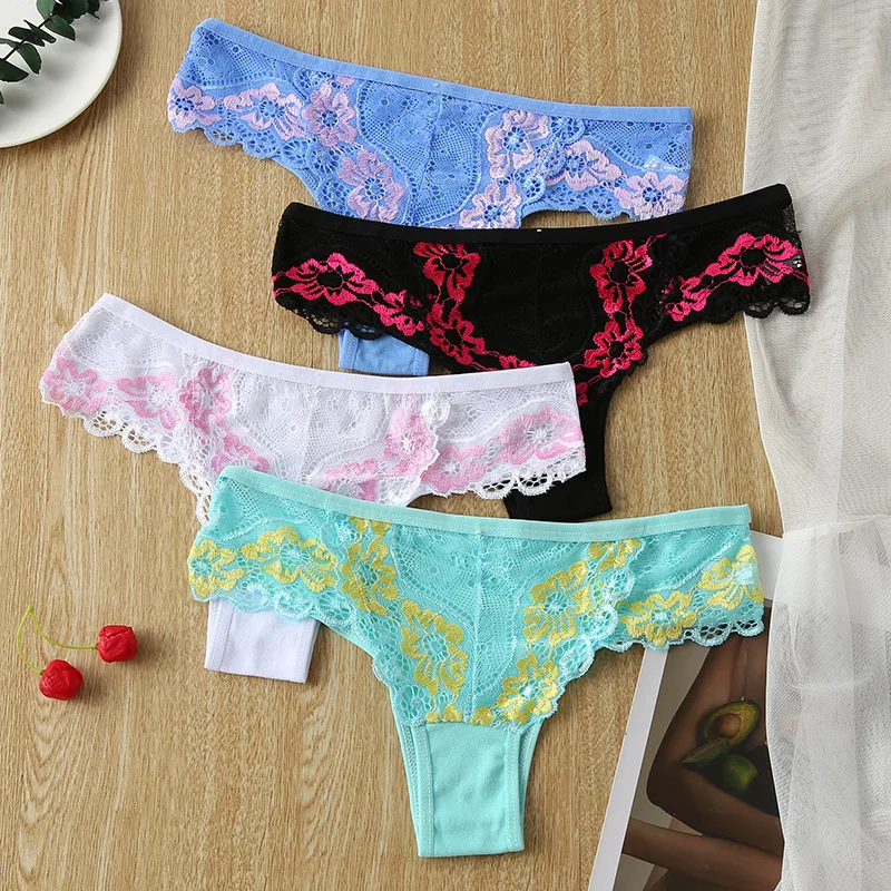 Panty Ladies Low Waist Sports Underwear Tanga Breathable Cotton Wholesale Cheap Panties Thongs
