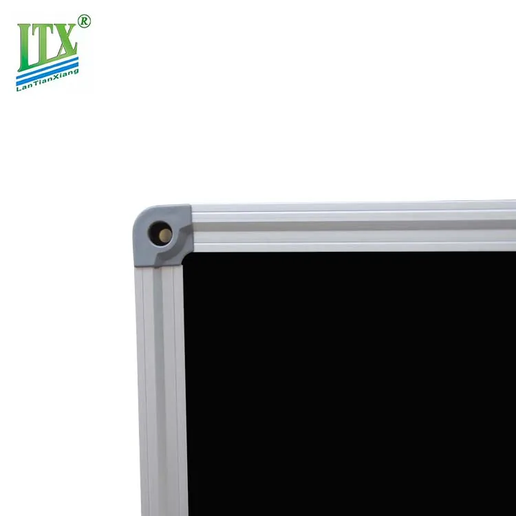 Factory aluminum frame message black board wall mounted writing chalkboard for school office