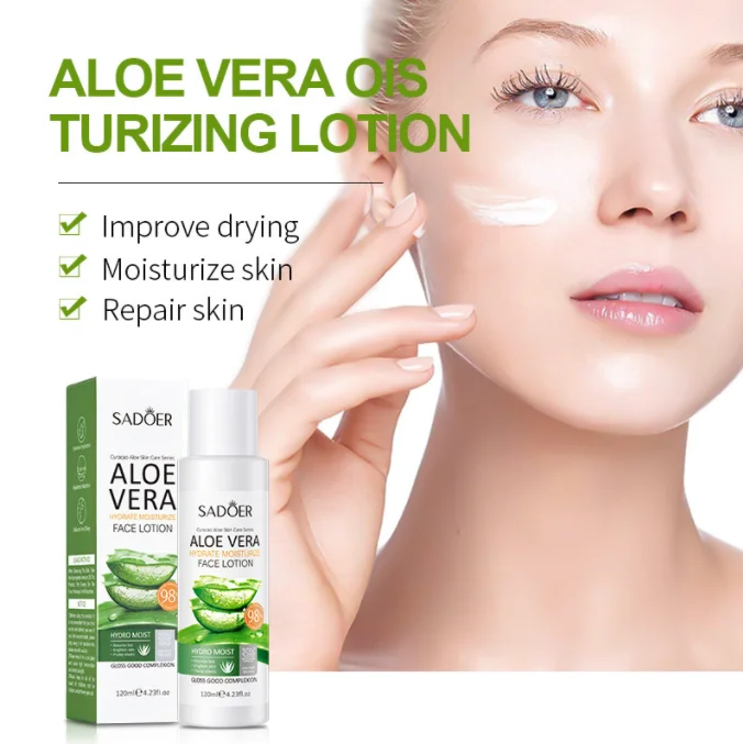 Wholesale Moisturizing Hydrating Face Smooth High Quality Skin Care Face Body Lotion Aloe Vera