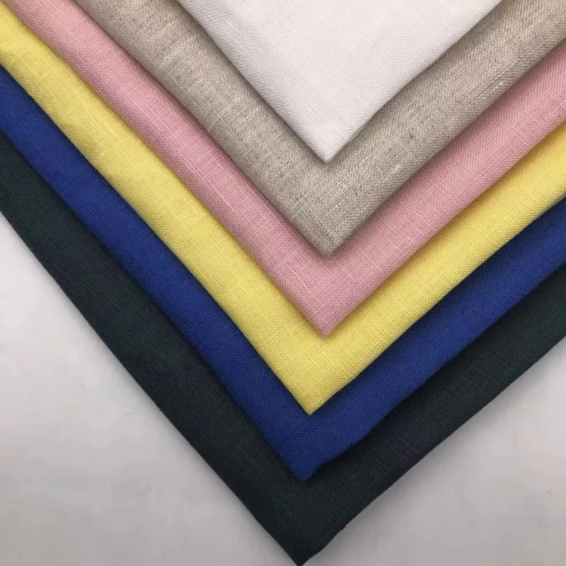 100% Linen Clothing Fabric For Shirt