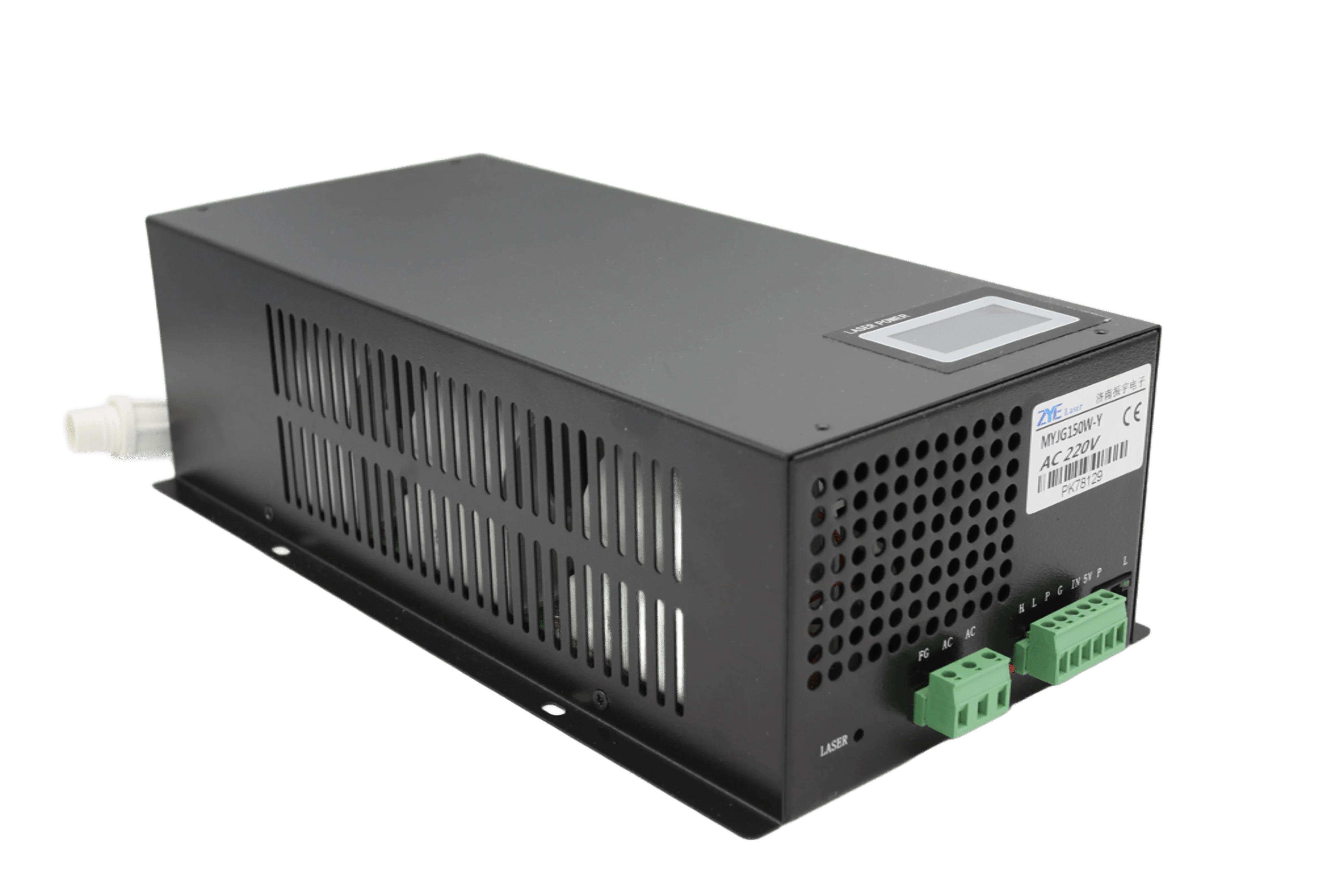 CO2 Laser Power Supply ZYE MYJG 150W with LCD display for CO2 Cutting Machine and Engraving Machine CO2 Laser Power Supply