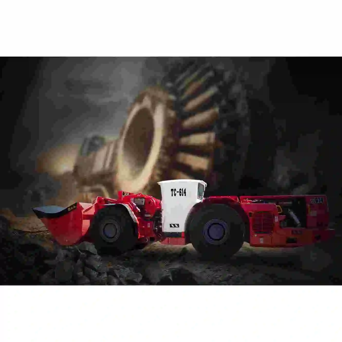 Yantai tuoxing TC-614 CE certified 6CBM Load Haul Dump Underground Mining Scoop LHD Underground Loader