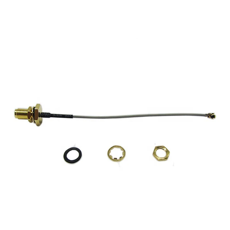 ufl to sma connector cable RF coaxial IPX1.13 cable with waterproof SMA female connector