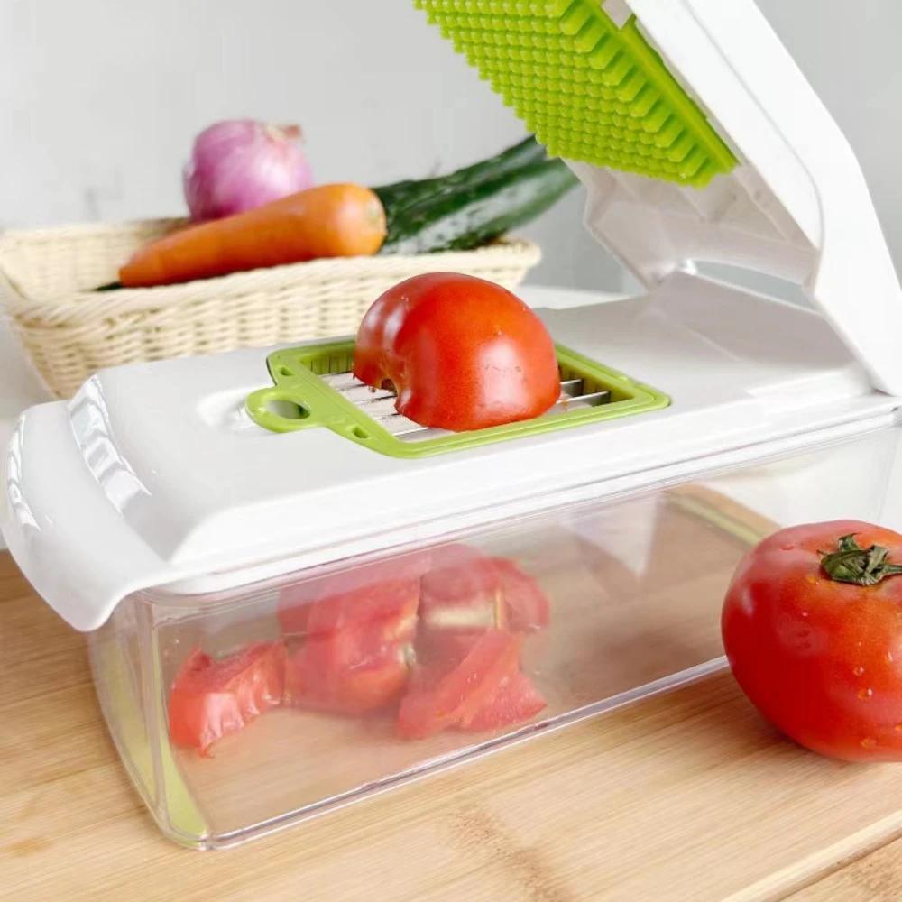 Multifunctional 22 In 1 Handheld Vegetable Chopper Onion Cutter Potato Peeler Kitchen Fruits Slicer Vegetable Cutter