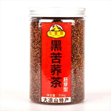 Roast buckwheat tea fried Tartary Buckwheat Tea  Black Tartary Buckwheat Tea with 356g box