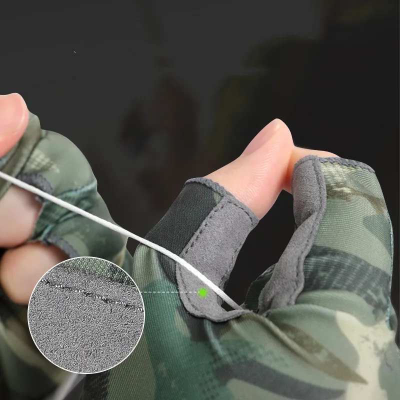 Wholesale Fingerless Fishing Gloves Lightweight Uv Protection Sun Gloves Men Women For Kayaking Hiking Paddling Canoeing Rowing