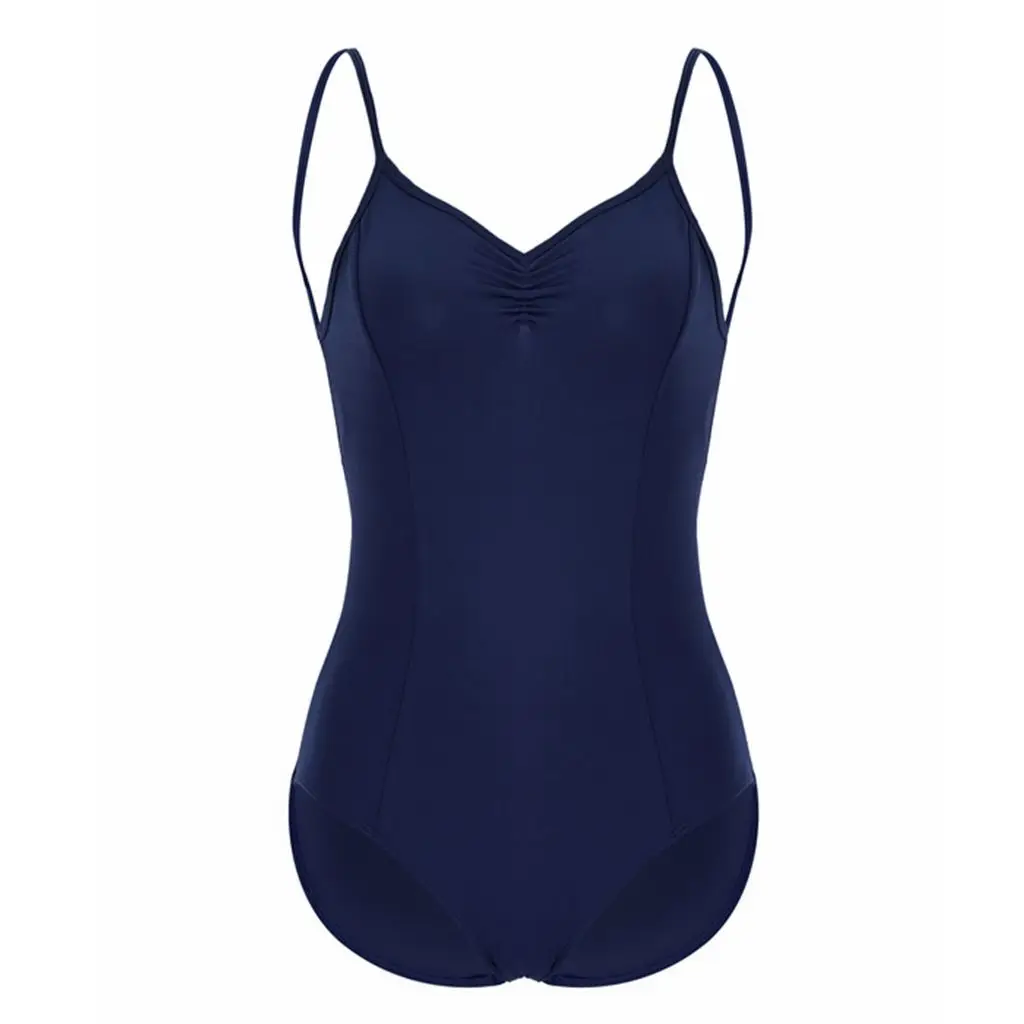 Sling back mid-back waisted one-piece dress yoga clothing dance practice clothes teacher clothes