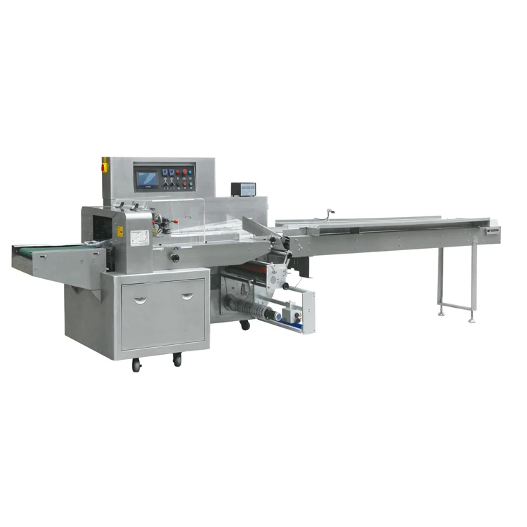 
XDBZ-600X Pillow Packaging Machine Smart Mask Towel Vegetable Mooncake Bagging and Sealing Machine Automation Equipment 