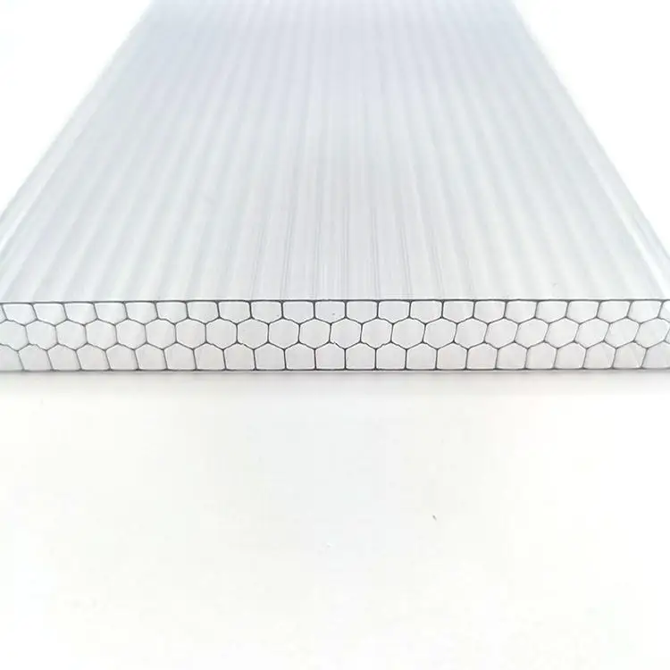 Clear Polycarbonate Hollow Sheet for roofing