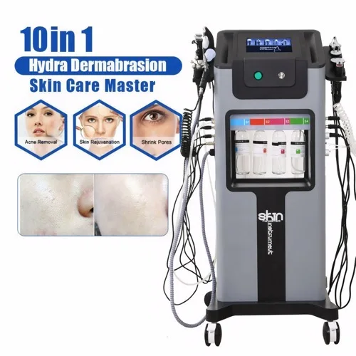 2024 профессиональная машина Hydra Dermabasion Aqua для очистки лица кислородом с горячим и холодным молотком