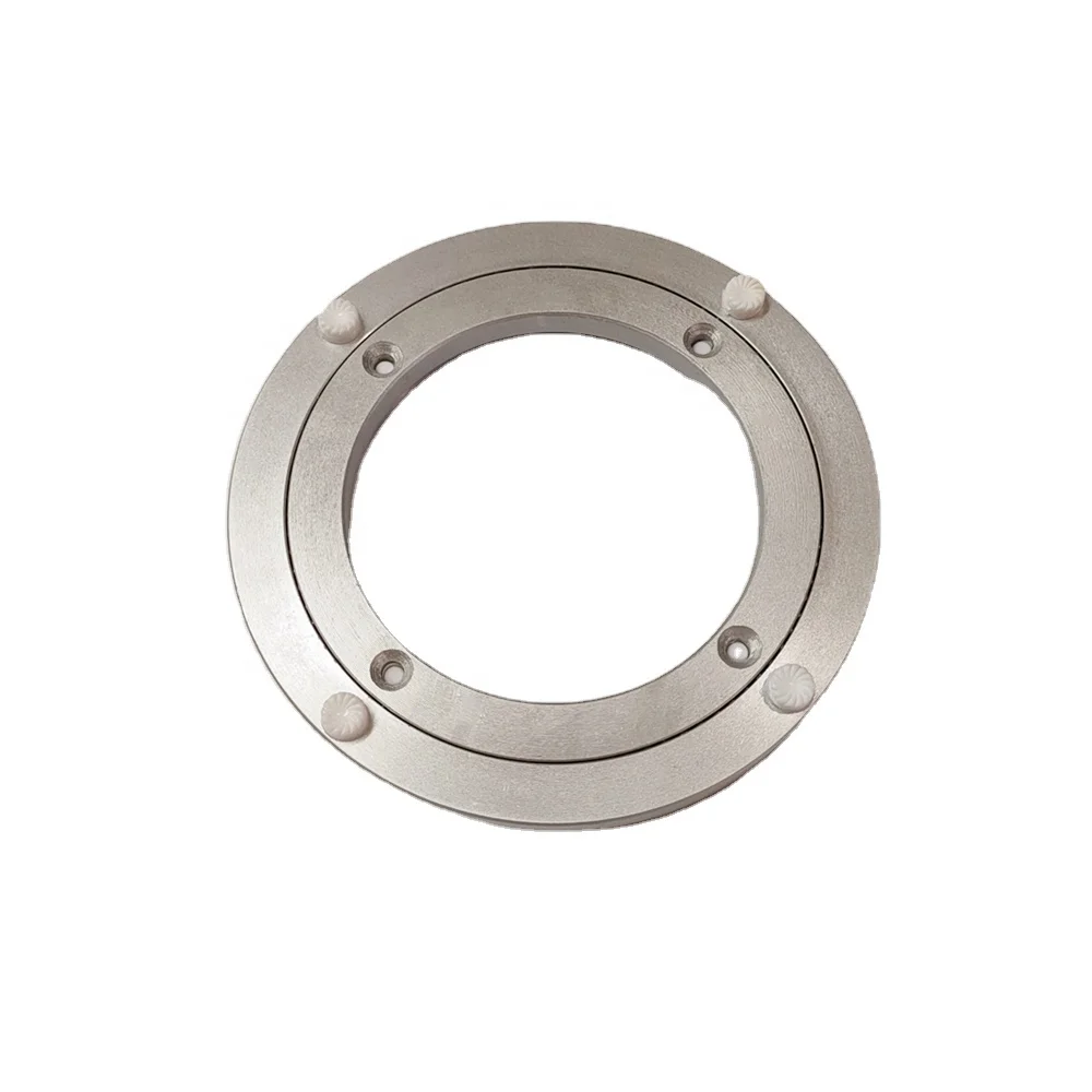 120 mm 140 mm Standard Low Profile Small Aluminum Lazy Susan Turntable Bearing Furniture Hardware Swivel Plate