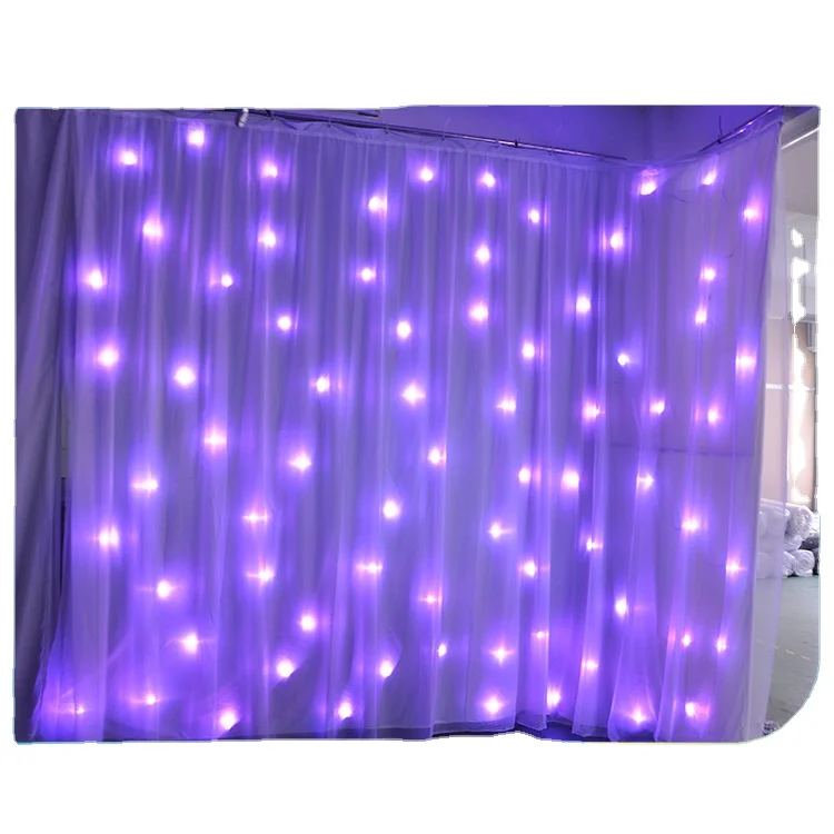 DMX control rgb 3in1 LED curtain light wedding led lights