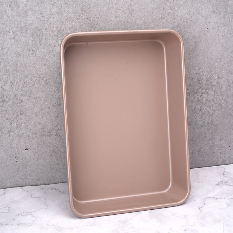 Starck 14 inch deep rectangular pink nonstick baking cheese cake pans bakeware for baking non-stick