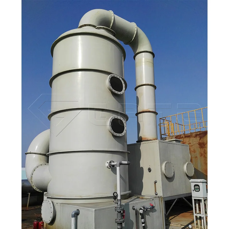 GATE 2000-2600M3/H Cat Litter Making Machine industrial waste gas treatment Cooling Tower Water Spray