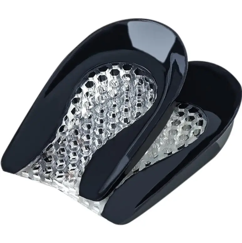 1 пара черный соты с амортизацией самоклеящийся PU гель костной Шпоры боли каблук массажная подушка под пятку чашки