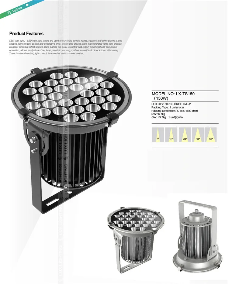 Австралия, США, светодиодный прожектор, 100 Вт, 120 Вт, 150 Вт, 200 Вт, 250 Вт, 500 Вт, светодиодный прожектор 277 В, 347 в, 480 В, 5 лет