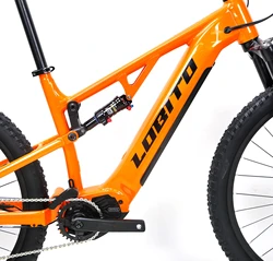 Bafang M500 600 MTB 27.5 29 Inch hidden battery Mid Drive e-bike Full Suspension mountain electric bike with middle motor