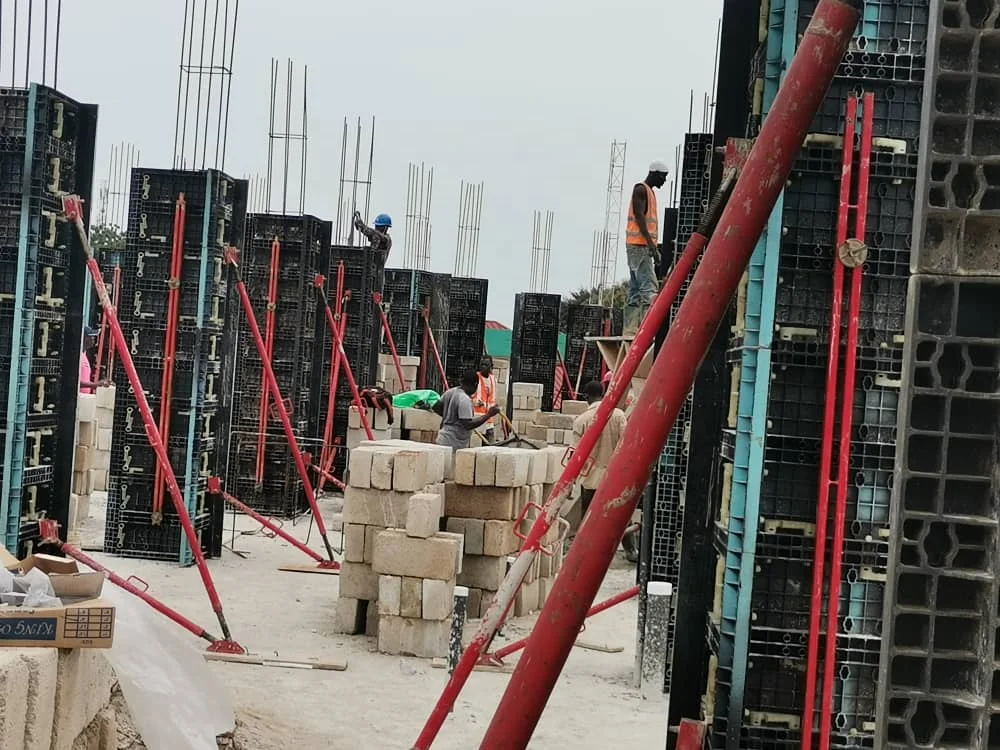 New arrival plastic building materials round formwork