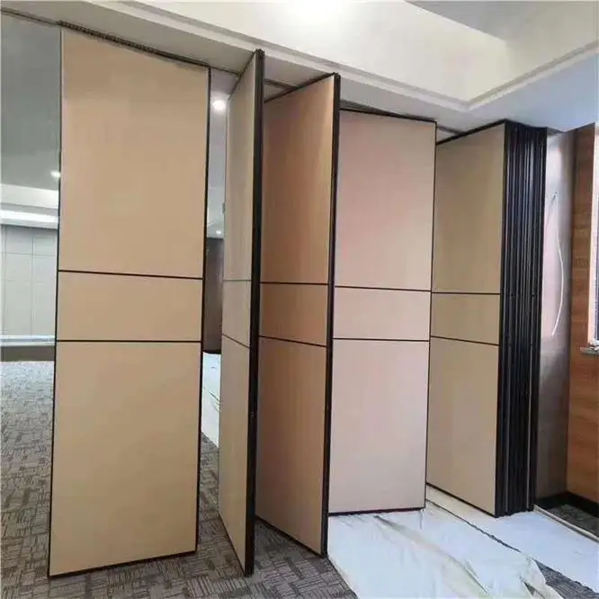 Acoustic Foldable Sliding Wall Operable Partition Door For Boardroom