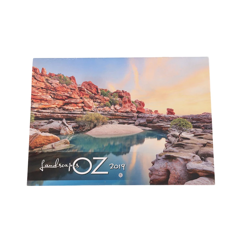 Cheap Wholesale Full Color Custom Design 365 Day Logo Printing New Yearly Monthly Daily Wall Calendar