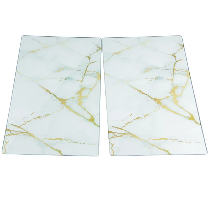 Unique Design Hot Sale Universal Hob Cover Stovetop Tempered Glass Cutting Board