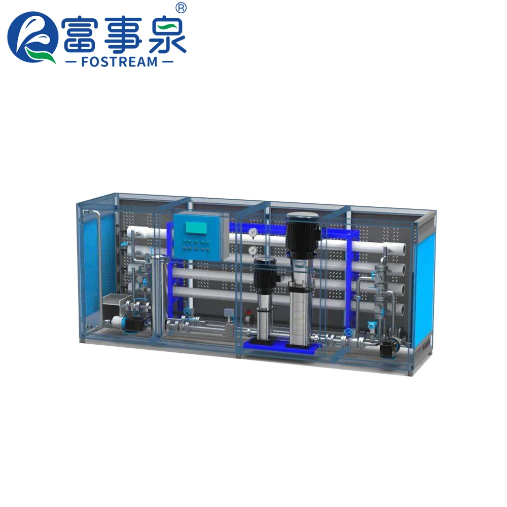 Integrated Containerized RO / Portable Seawater Desalination / Portable Water Purification