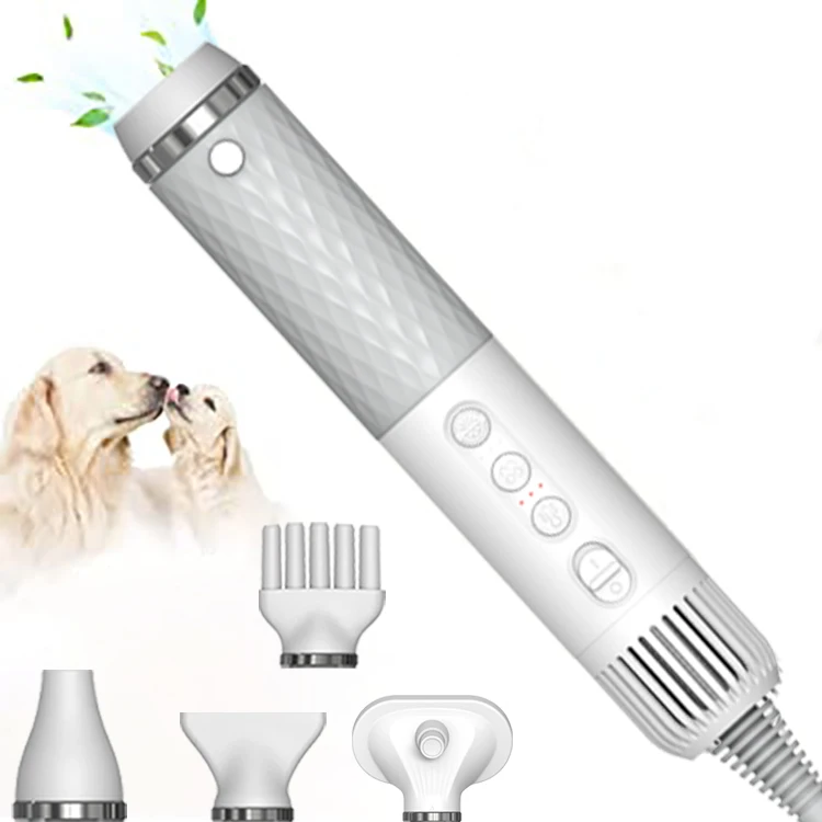 2023 New Product 5 in 1 Pet Hair Dryer handheld Pet Grooming Brush Dog Grooming Supplies with Smart Temperature Control