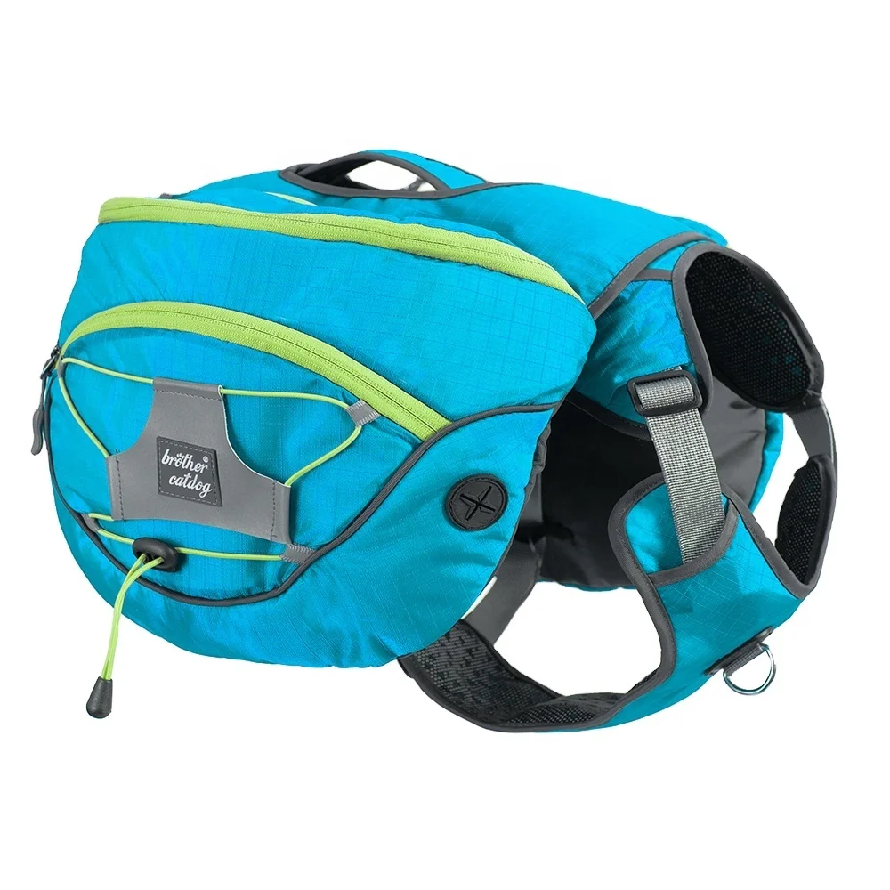 Factory price pet dog harness backpack  pet travel bag breathable dog transport products
