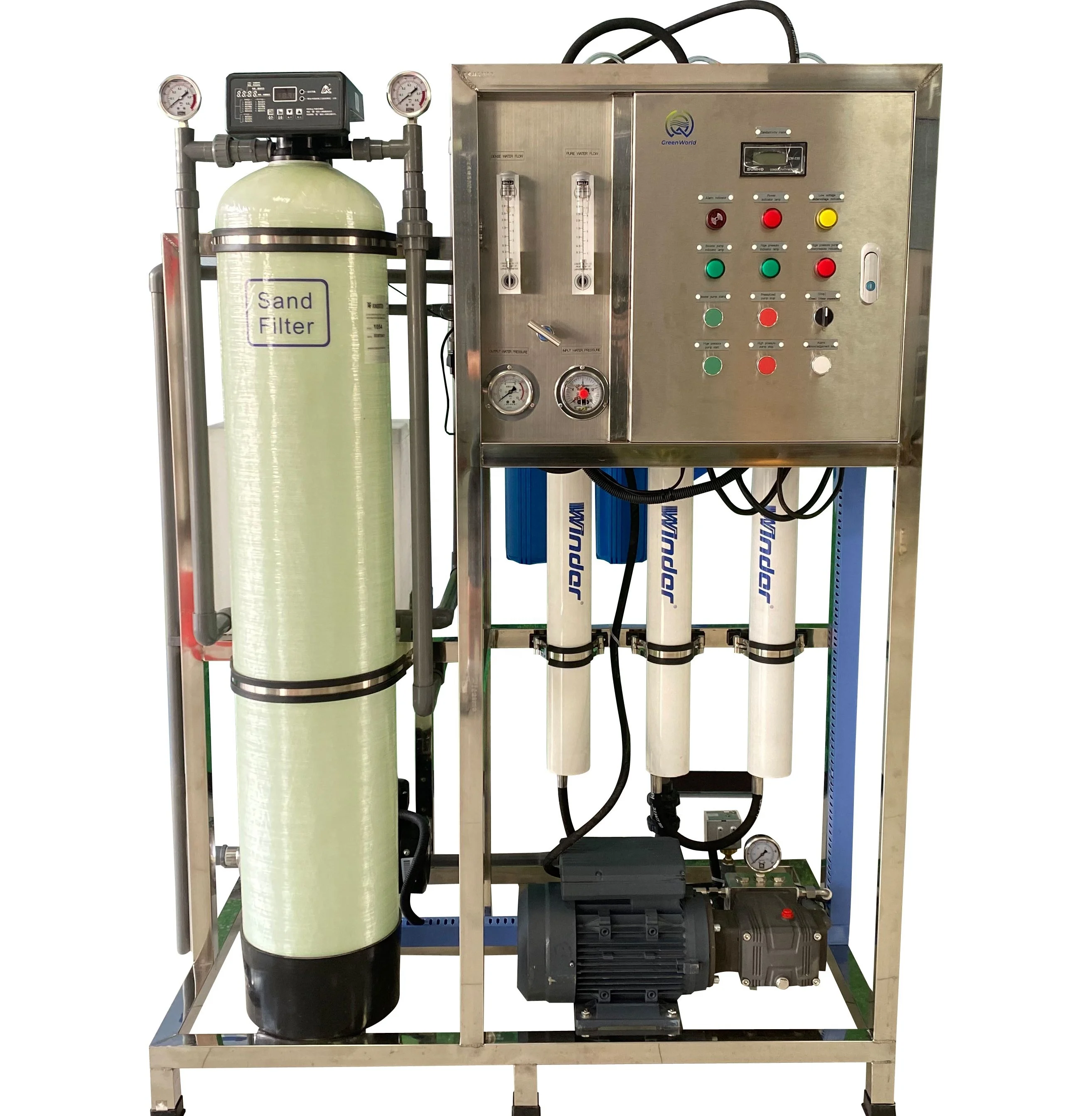 Water ro machine reverse osmosis plant ozonator for water purification filter ro system industrial seawater desalination machine