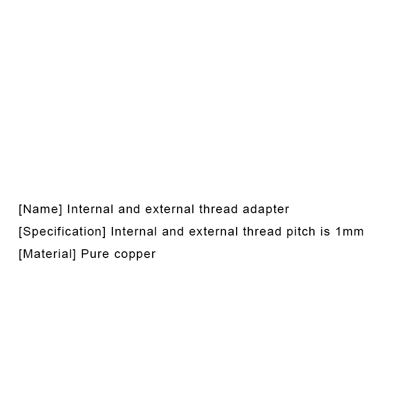 YUESHEN M10 To M6X15MM Brass Internal External Thread Adapter Converter Joint  China Manufacturer Brass Screws Cap Set
