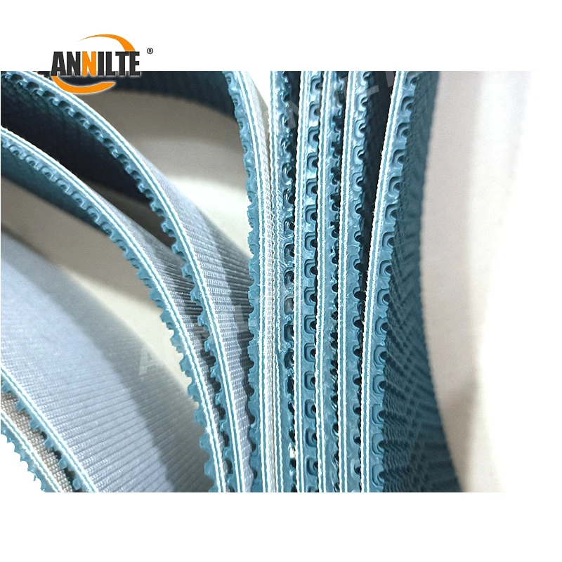 Annilte antiskid rubber conveyors cyan pattern convayor belt Rubber Rough Top  PVC grip  conveyor belt
