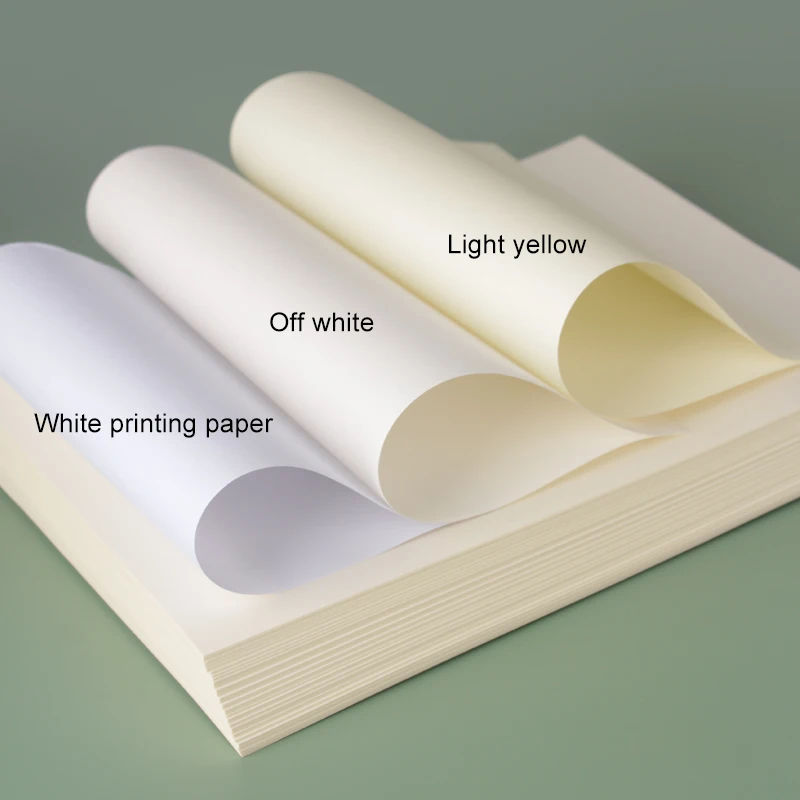 Factory Price 80gsm Matte Uncoated Woodfree Ivory Coated Art Paper Sheets Offset Own Logo Custom White Printing Board Paper