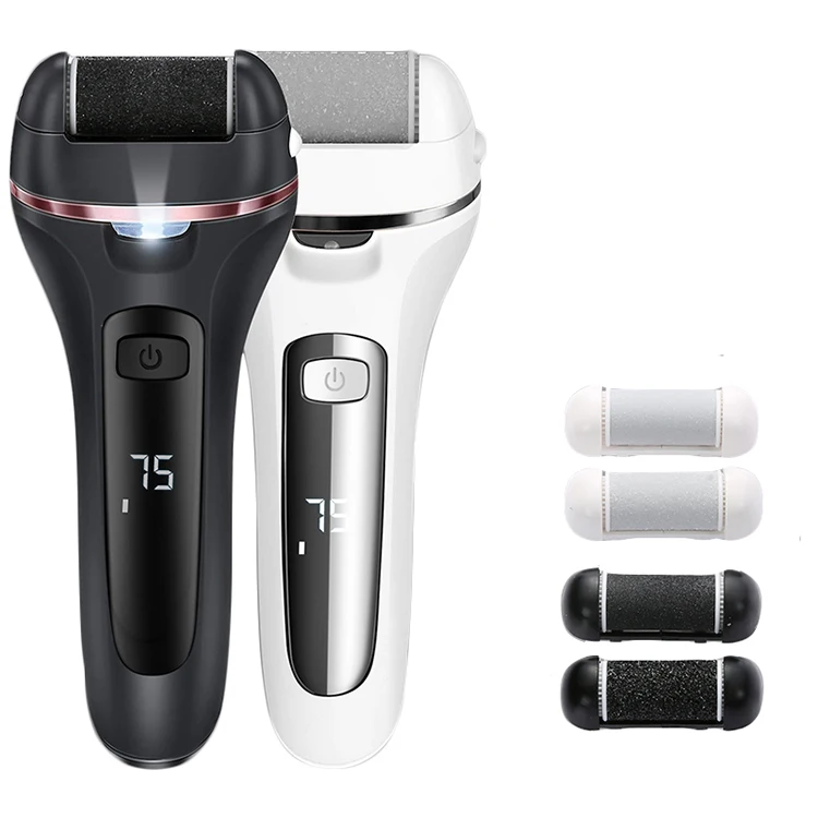 Exfoliating Electric Pedicure Trimmer Rechargeable Foot Grinder Callus Remover Waterproof Electric Foot Grinder