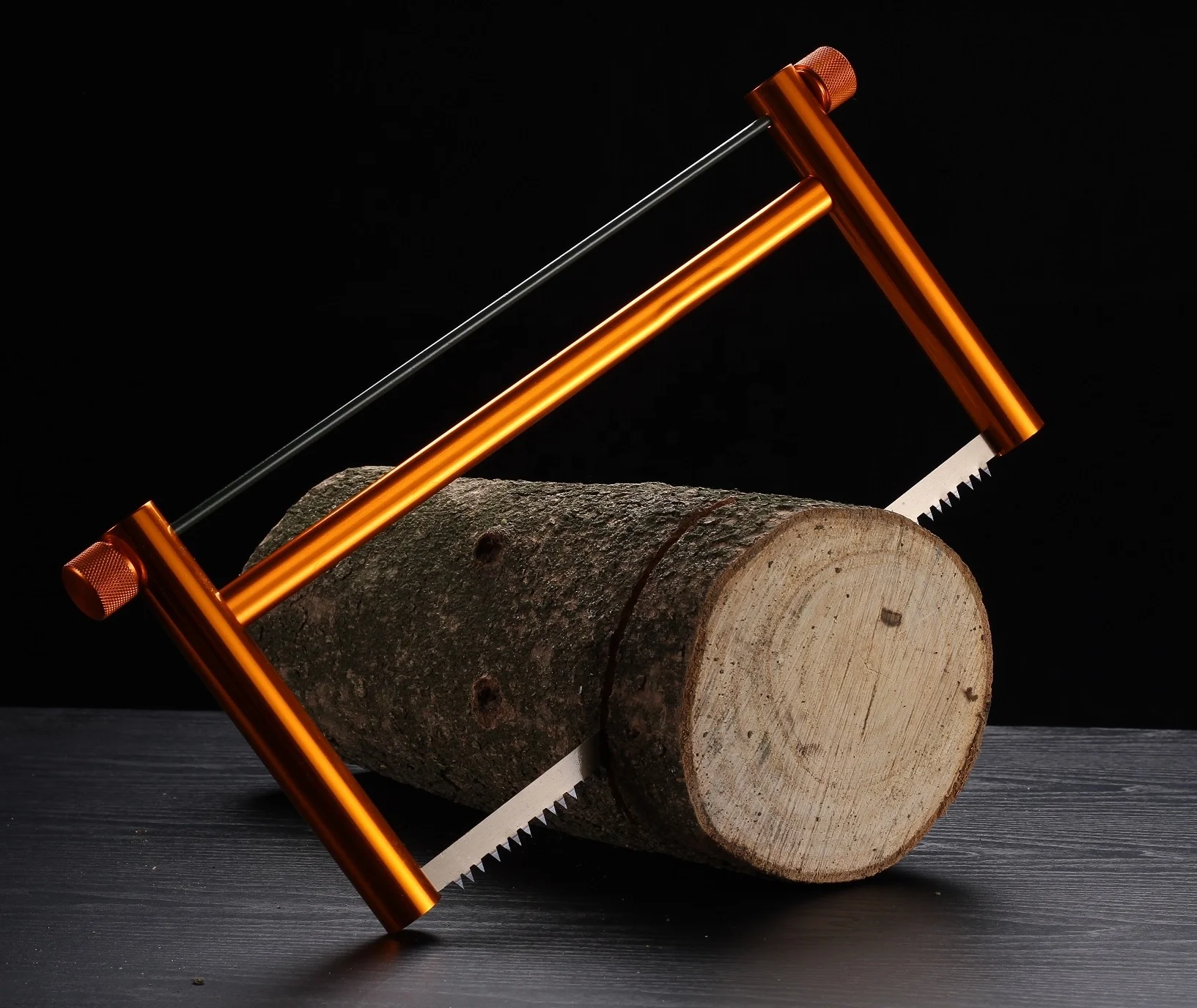 CS003 Collapsible Camping outdoor SAW, Lightweight Aluminum Buck Saw,Easy to setup use and pack