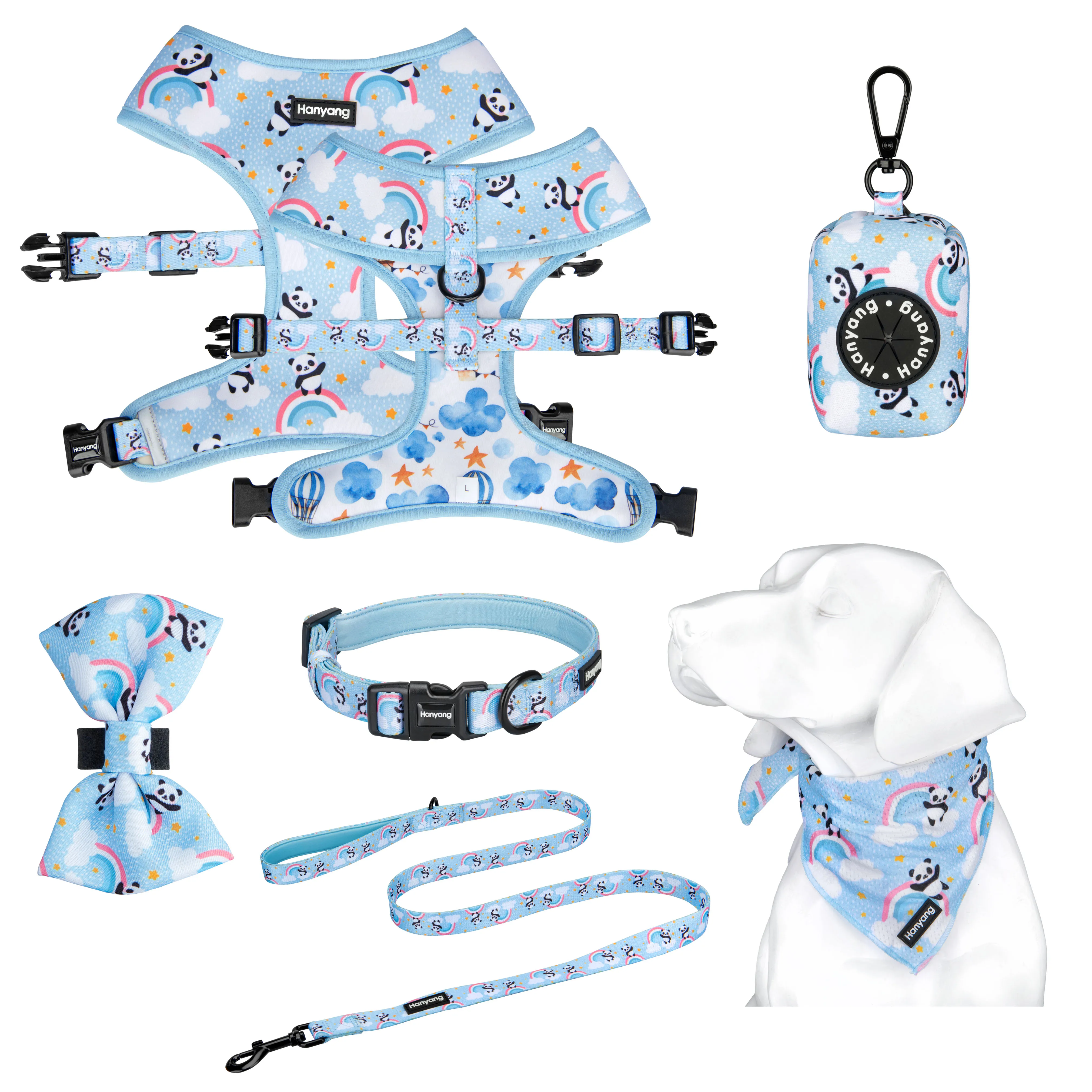 2023 Dog Harness manufacturers uk Custom Designer Luxury Puppy Wholesale Pet Harness Set Reversible Dog Harness Set