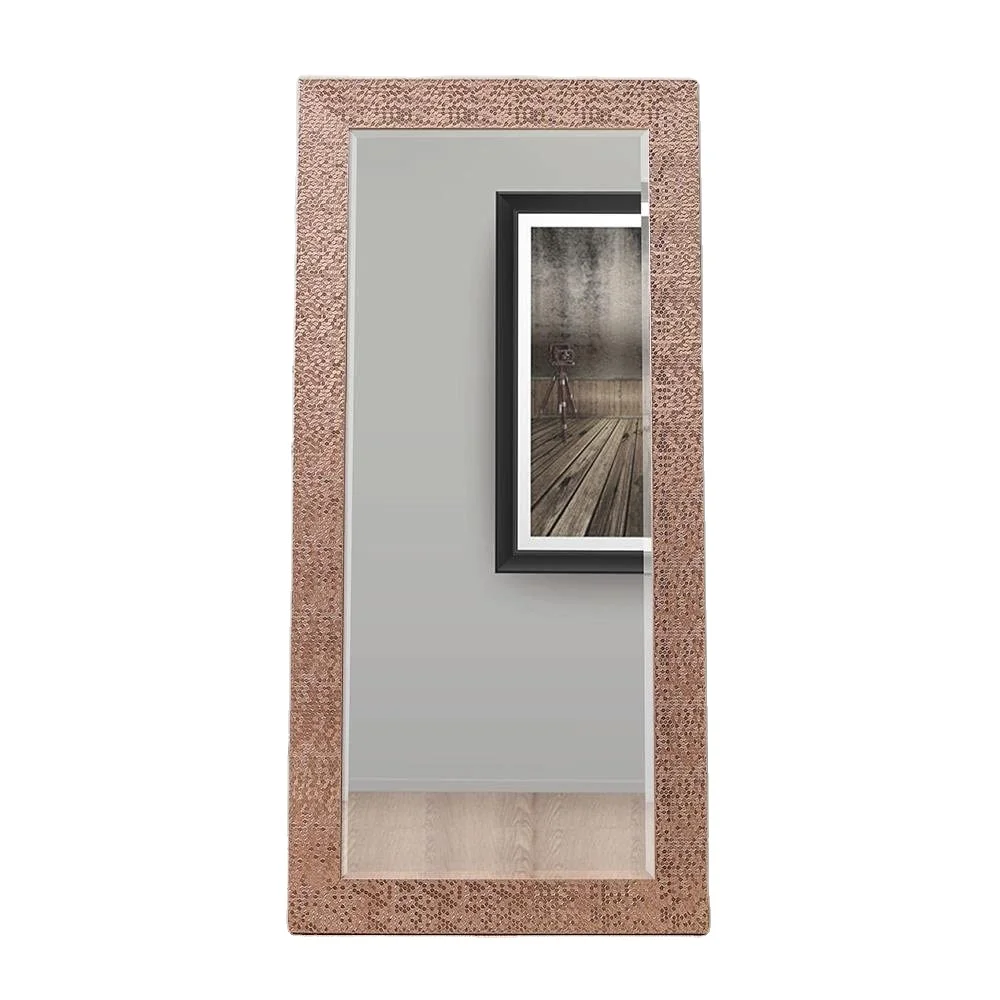 Decorative wall mirror Mosaic Style Full Length Floor Mirror Rose Gold
